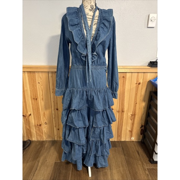 dolan Dresses & Skirts - Designer Couture Collab Jacob Cohen Matthew Adam's Dolan Denim Maxi Dress Italy